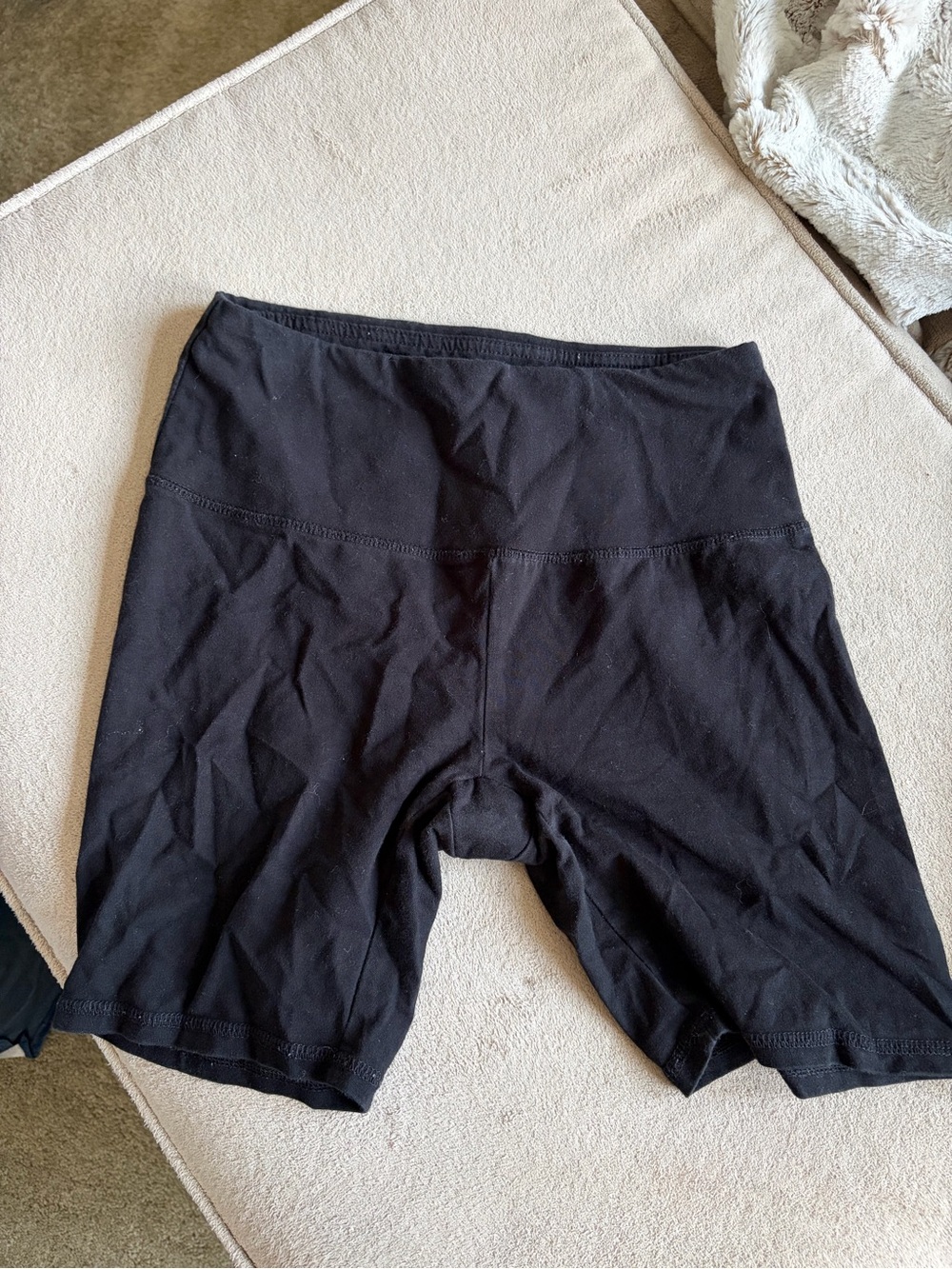 Marshalls Black High-Waist Bike Shorts